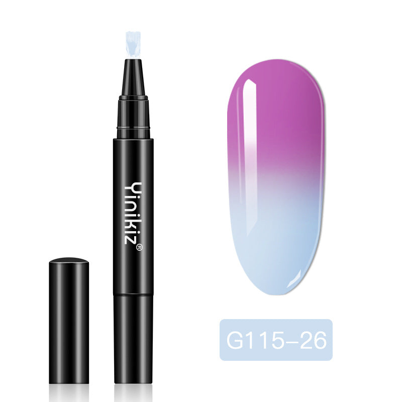 Yinikiz® Temperaturverändernder Nagellack-Gelstift – Drehen zum Freigeben des Klebers