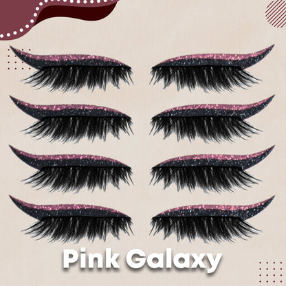 Wiederverwendbare Eyeliner und Wimpern zum Aufkleben